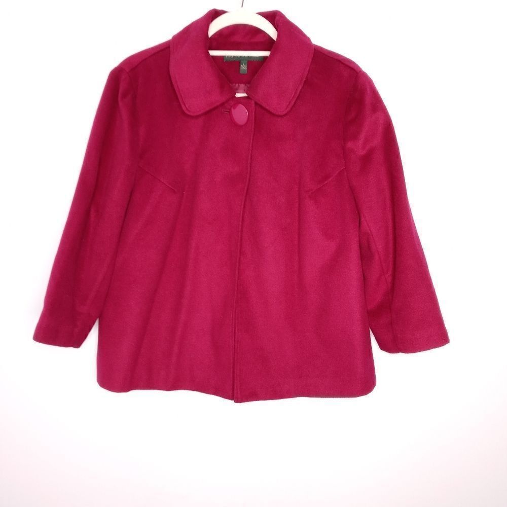 Harve Benard burgundy jacket size large